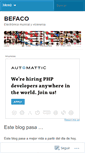 Mobile Screenshot of befaco.wordpress.com