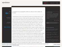 Tablet Screenshot of elprofedice.wordpress.com