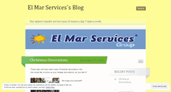 Desktop Screenshot of elmarservices.wordpress.com