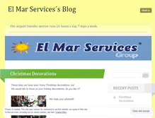 Tablet Screenshot of elmarservices.wordpress.com