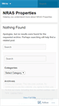 Mobile Screenshot of nrasproperties.wordpress.com