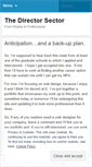 Mobile Screenshot of directorlife.wordpress.com