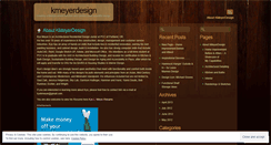 Desktop Screenshot of kmeyerdesign.wordpress.com