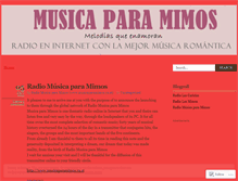 Tablet Screenshot of musicaparamimos.wordpress.com