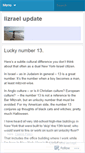 Mobile Screenshot of lizraelupdate.wordpress.com