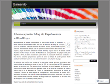Tablet Screenshot of bareando.wordpress.com