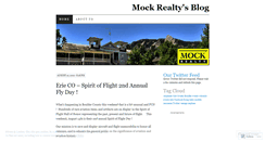 Desktop Screenshot of mockrealty.wordpress.com