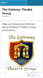 Mobile Screenshot of gatewaytheatre.wordpress.com