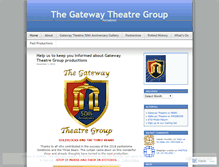 Tablet Screenshot of gatewaytheatre.wordpress.com