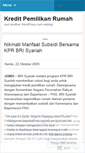 Mobile Screenshot of kprsyariah.wordpress.com