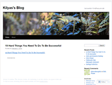 Tablet Screenshot of kilyas.wordpress.com