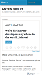 Mobile Screenshot of antesdos21.wordpress.com