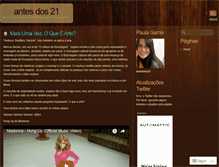 Tablet Screenshot of antesdos21.wordpress.com