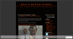 Desktop Screenshot of doareflection.wordpress.com