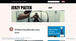 Desktop Screenshot of jerzypiatek.wordpress.com