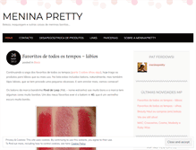 Tablet Screenshot of meninapretty.wordpress.com