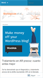 Mobile Screenshot of biologicosetal.wordpress.com