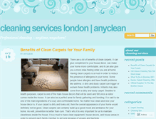 Tablet Screenshot of anyclean.wordpress.com