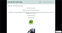 Desktop Screenshot of alfaspycenter.wordpress.com