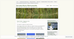 Desktop Screenshot of eduardobaenaphotography.wordpress.com
