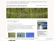 Tablet Screenshot of eduardobaenaphotography.wordpress.com