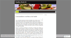 Desktop Screenshot of healthyworldic.wordpress.com