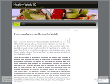 Tablet Screenshot of healthyworldic.wordpress.com