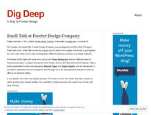 Tablet Screenshot of froeterdesignblog.wordpress.com