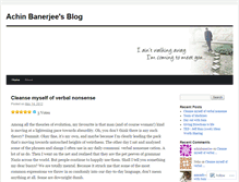 Tablet Screenshot of achinbanerjee.wordpress.com