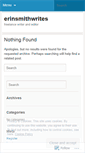 Mobile Screenshot of erinsmithwrites.wordpress.com