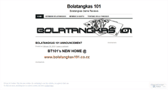 Desktop Screenshot of bolatangkas101.wordpress.com