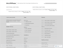 Tablet Screenshot of iiiccchhhaaa.wordpress.com