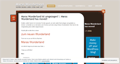 Desktop Screenshot of maraswunderland.wordpress.com