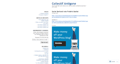 Desktop Screenshot of collectifantigone.wordpress.com