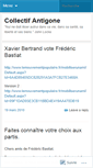 Mobile Screenshot of collectifantigone.wordpress.com
