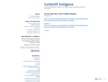 Tablet Screenshot of collectifantigone.wordpress.com