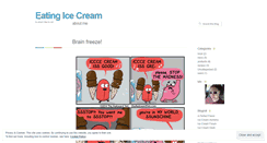 Desktop Screenshot of eatingicecream.wordpress.com