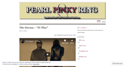 Desktop Screenshot of pearlpinkyring.wordpress.com