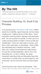 Mobile Screenshot of bythehilt.wordpress.com