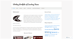 Desktop Screenshot of ckwriting.wordpress.com