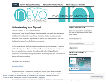 Tablet Screenshot of inevocontouring.wordpress.com