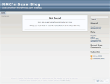 Tablet Screenshot of nmcscan.wordpress.com