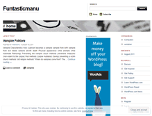 Tablet Screenshot of funtasticmanu.wordpress.com