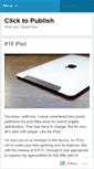 Mobile Screenshot of clicktopublish.wordpress.com