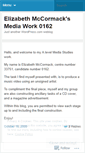 Mobile Screenshot of elizabethmccormackmedia.wordpress.com