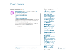 Tablet Screenshot of allflashgames.wordpress.com