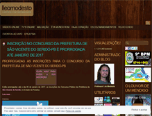 Tablet Screenshot of lleomodesto.wordpress.com