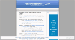 Desktop Screenshot of pensumluna.wordpress.com