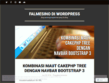 Tablet Screenshot of falmesino.wordpress.com