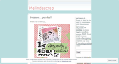 Desktop Screenshot of melindascrap.wordpress.com